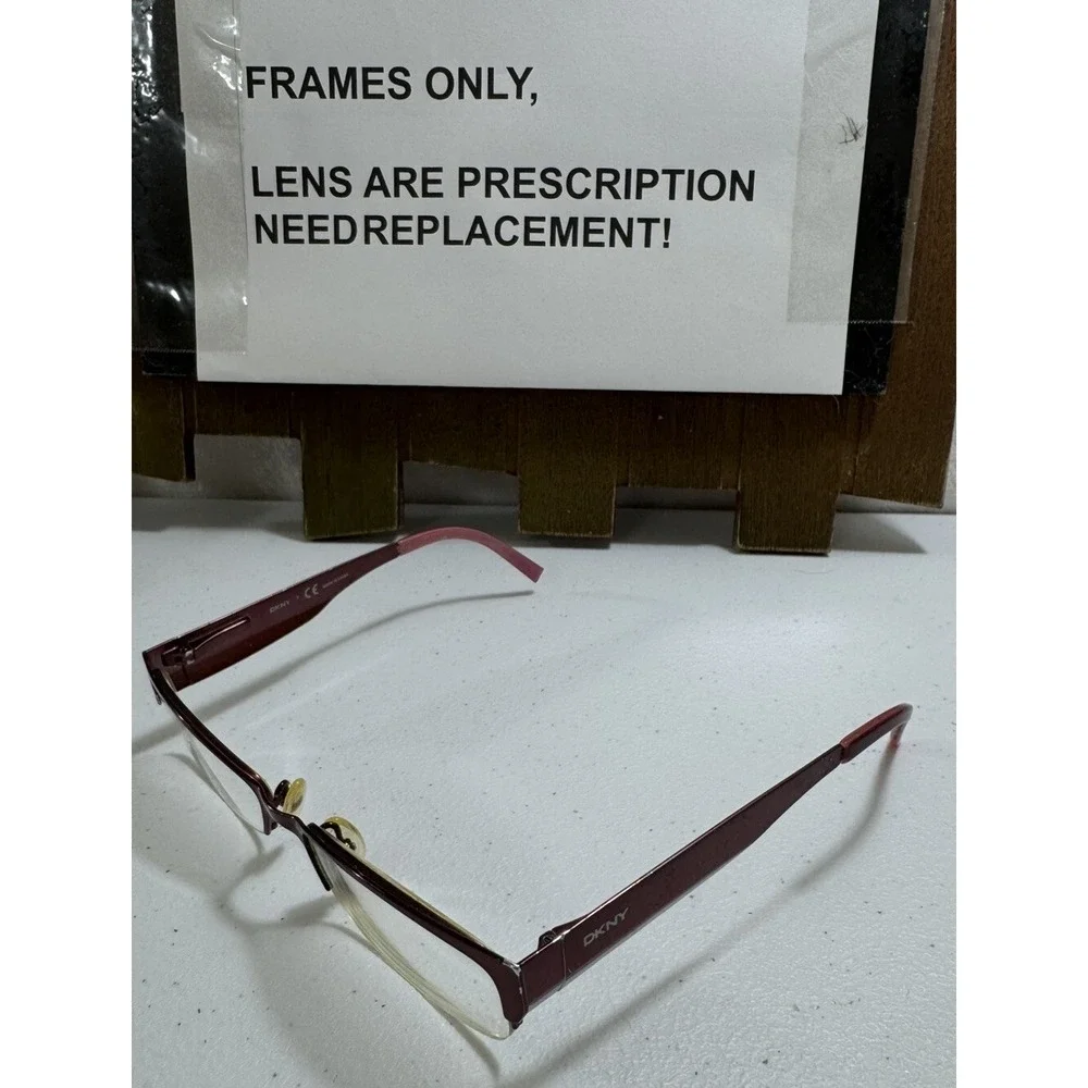 DKNY Eyeglasses DY 5573 Burgundy 1110 50-15-135 Optical Frame Only FLAWS‎